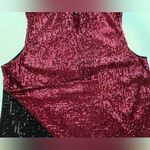 Calvin Klein Burgandy Sequined Sleeveless Top
Size Large Photo 8