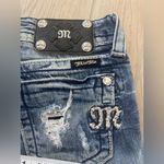 Miss Me  Distressed Blue Capri Cropped Jeans Photo 4