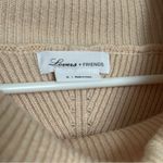 Lovers + Friends  Skye neutral front tie ribbed knit sweater women’s size XL Photo 9