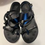 Ancient Greek Sandals Alethea Black 38 $250 hand made Greece Size 7.5 Photo 3