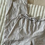 BeachLunchLounge Striped Beige Lounge Pants Photo 1