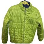 Faded Glory  Reversible Puffer Jacket Green/Blue Size Lg Sku 2601AA Photo 4