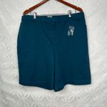 5 for $25| L.L Bean Original Fit Shorts Teal Bayside Stretch Panels Wrinkle Blue Size undefined Photo 1