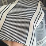 Bobeau  Striped Cold Shoulder Top | Large‎ Photo 4
