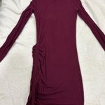 Popular 21  dress burgundy Photo 2