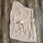 Retrofête Retrofete Ella Sequin Dress in Taffy Pink Size XL One Shoulder Belt NWT Photo 1