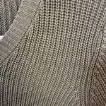 Altar'd State Olive Green Knit Peplum Sweater with Ruffle Details Medium Photo 3