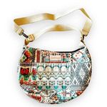 Handmade Boho Crossbody With Love Hobo Bag Summer Festival‎ Pink Photo 0