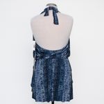 Magicsuit Ellie Halter V Neck Swim Dress Blue Size 10 Photo 2