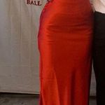 red satin tube dress Size 4 Photo 0