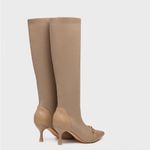 Elegant Tan Lace Up Boots Size 9 Photo 1