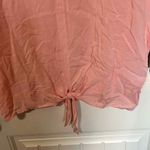 Melrose and Market  Pink Rayon Short Sleeve Blouse‎ Top Size M Photo 3