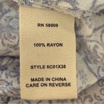 Chelsea and Violet Blue Wrap Blouse with Long Sleeves Photo 3