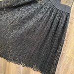 Victoria's Secret Black Lace Goth Witchy Pleated Babydoll Nightie Med NWT Photo 3