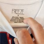 Freeze London white crewneck sweatshirt size womens small oversized Photo 2