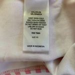 Lauren James Pink White Gingham Check Bikini Swim Bottom XS Excellent Photo 5