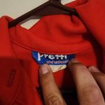 Vintage 70's red nurse top uniform size xs Photo 1