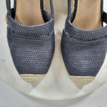 Lauren Ralph Lauren Penelopie Wedge Sandals Womens 8 Blue Espadrille Photo 4