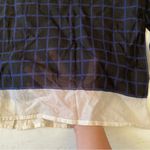 Dries Van Noten Womens Transparent Checkered Plaid 100% Cotton Shirt Size 44 Photo 7