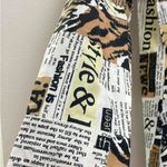 Live 4 Truth  with Newspaper Print Midi Dress. SIZE M Photo 5