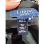 CHAPS Vintage Y2K Black Purple Floral Midi Skirt Size M Goth Witchy Whimsical Photo 2