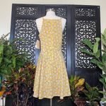 Copper Key Fit & Flare Yellow Ditsy Floral Dress Photo 6