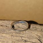 Large Size Sterling Silver 925 Infinity Ring Rose Gold Merle Diamond Accent 10.5 Photo 6