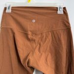 Lululemon  Align Ribbed High-Rise Pant 25" Roasted Brown size 8 legging Photo 4