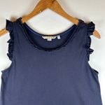 Boden Navy Blue Green Ruffle Sleeve Cotton Tank Tops Women's Size US 8 Lot of 2 Photo 8