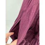 Knox Rose Midi Dress Size 2X Burgundy Embroidery Boho Peasant Fall Cottagecore Photo 7