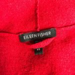 Eileen Fisher Lightweight Red Boiled Wool Cardigan Jacket size XS Long Sleeve Photo 9