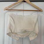 Thirty Thirty White Bow Crop‎ Strapless Tank Size Large Photo 2