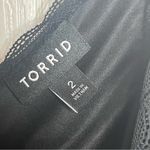 Torrid 2 Black Sleeveless Lace Bodysuit Sz 2X Photo 6