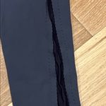 Lululemon  athletica Black and Gray Leggings laser cut on sides with pocket sz4‎ Photo 3