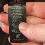 ASOS HIIT By seamless rib 1/4 zip Crop top in black Size Large Photo 7