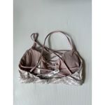 Victoria Sport Light Support Criss Cross Sports Bra Activewear XS Tan Photo 2