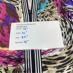 Joseph Ribkoff Size 2 Stretch Jacket Zips Light Weight Animal and abstract print Photo 6