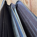 Orla Kiely Punched Stem Brown Leather‎ wallet Photo 5