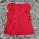 Attention  Sleeveless Cowl Neck Polyester Top Red Size Medium Photo 6