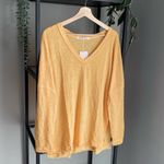 Free People NWT We The Free On My Mind Oversized Long Sleeve Tee Shirt Photo 1