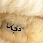 UGG  Women's Size 7 Dakota Suede Leather Slipper Black Slip On Moccasins Cozy EUC Photo 6