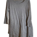 Joan Vass  Studio Small Grey Asymmetrical Long Sweater Tunic Cashmere Blend‎ Photo 0