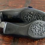 Brighton Black Leather 2.5" Heels w/Buckle Size 9.5 Photo 5