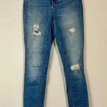 Universal Threads Universal Thread Women’s Distressed High Rise Skinny Jeans Light Blue Size 0 EUC Photo 0