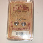 Wildlife Collection Chow Dog Vintage Pewter Brooch Pin Silver Photo 2