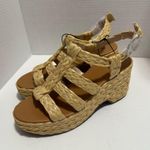 a.n.a A New Approach  Merlin Natural Chunky Heeled Sandals NWT Size 10 Photo 1