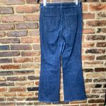 Modcloth  Dark Wash Blue Denim 70s The Grier Wide Leg Jeans Women's Size 8 Photo 5