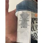 True Religion  Cameron Slim Boyfriend Jeans Distressed Purple Mesh Denim Size 24 Photo 7