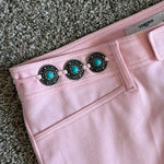 Vertigo Paris  Vintage Pink western Flare pants Photo 2