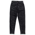 KanCan USA KanCan Ultra High Rise Baggy Fit Black Acid Wash Jeans Women’s Size 26 Stretch Photo 2